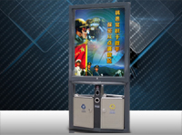 句容广告灯箱与垃圾桶的创意融合 产品展示与周边服务新趋势